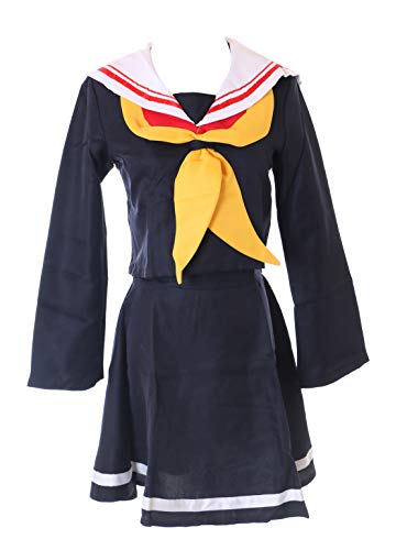 MN-30-2 Schwarz No Game No Life Shiro Schuluniform Kleid Matrosen Sailor Cosplay Set Kostüm Kawaii (L) von Kawaii-Story