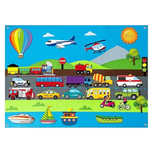 Filz Storyboard, Kinder fühlten Board - Lustiges frühes Lerngeschichte Board,Interaktives Geschichtenerzählen Play Set, farbenfrohes Aktivitätsspielzeug für, Kinder im Alter von 3+ Filz Storyboard, Kinder fühlten Board - Lustiges frühes Lerngeschichte Board,Interaktives Geschichtenerzählen Play Set, farbenfrohes Aktivitätsspielzeug für, Kinder im Alter von 3+ von Kaxenig