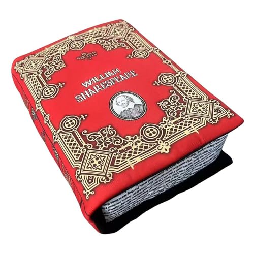 Kaxenig Bibelkissen, Plüsch-Bibelkissen Zum Öffnen, Buchform Bibelvers Weiches Kissen Bibelgeschenk, Dekoratives Wohnaccessoire Atmungsaktives Stofftier Geschenk, 25x18cm von Kaxenig