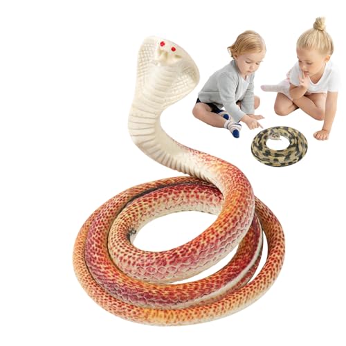 Realistische falsche Schlange, realistische Schlange - Lustige Streichmaterial Gag Stuffer Schlangenrequisiten - Tragbares multifunktionales Halloween -Party -Tricky -Modell für Familienfreunde Realistische falsche Schlange, realistische Schlange - Lustige Streichmaterial Gag Stuffer Schlangenrequisiten - Tragbares multifunktionales Halloween -Party -Tricky -Modell für Familienfreunde von Kaxenig
