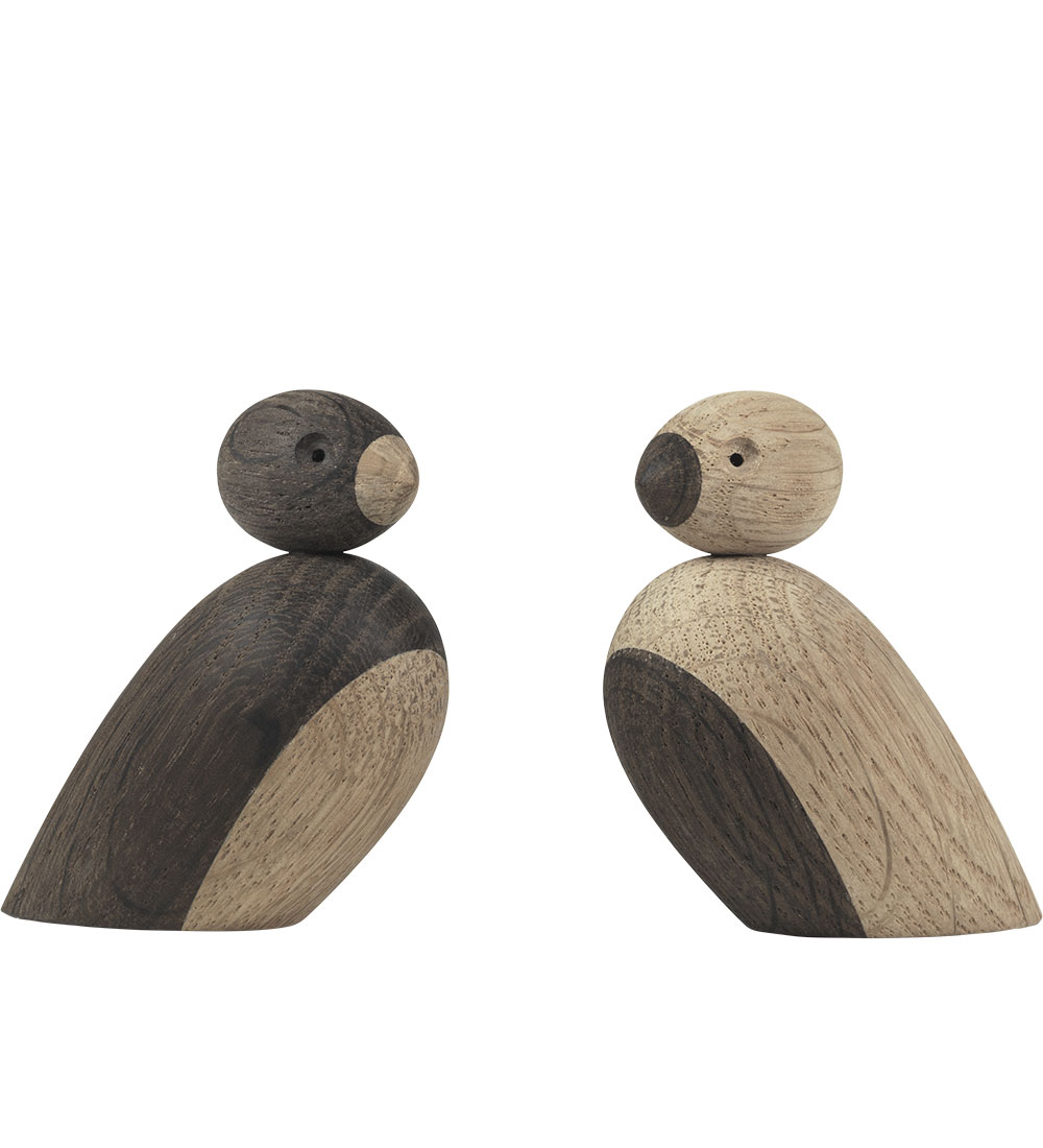 Kay Bojesen HolzFiguren - Spurvepar - 6 cm - Klein - Eiche/Räuch - Kay Bojesen - One Size - Dekoration Kay Bojesen HolzFiguren - Spurvepar - 6 cm - Klein - Eiche/Räuch - Kay Bojesen - One Size - Dekoration von Kay Bojesen