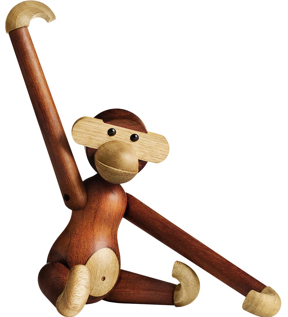 Kay Bojesen Holzfigur - Affe - 20 cm - Klein - Teak/Limba - Kay Bojesen - One Size - Dekoration Kay Bojesen Holzfigur - Affe - 20 cm - Klein - Teak/Limba - Kay Bojesen - One Size - Dekoration von Kay Bojesen
