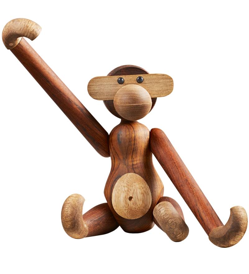 Kay Bojesen Holzfigur - Affe - Mittel - Teak/Limba - Kay Bojesen - One Size - Dekoration Kay Bojesen Holzfigur - Affe - Mittel - Teak/Limba - Kay Bojesen - One Size - Dekoration von Kay Bojesen