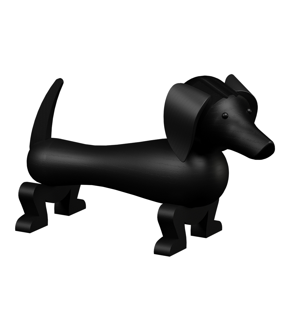 Kay Bojesen Holzfigur - Dackel - Klein - Dunkel gebeizt Eiche - Kay Bojesen - One Size - Dekoration Kay Bojesen Holzfigur - Dackel - Klein - Dunkel gebeizt Eiche - Kay Bojesen - One Size - Dekoration von Kay Bojesen