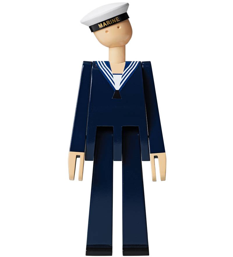 Kay Bojesen Holzfigur - Marine - 20,5 cm - Dunkelblau/Weiß - Kay Bojesen - One Size - Dekoration Kay Bojesen Holzfigur - Marine - 20,5 cm - Dunkelblau/Weiß - Kay Bojesen - One Size - Dekoration von Kay Bojesen