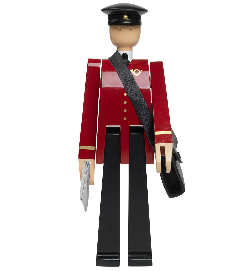 Kay Bojesen Holzfigur - Postbote - 20 cm - Schwarz/Rot - Kay Bojesen - One Size - Dekoration Kay Bojesen Holzfigur - Postbote - 20 cm - Schwarz/Rot - Kay Bojesen - One Size - Dekoration von Kay Bojesen