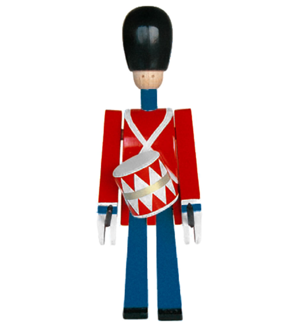 Kay Bojesen Holzfigur - Schlagzeuger - 21 cm - Klein - Rot/Blau - Kay Bojesen - One Size - Dekoration Kay Bojesen Holzfigur - Schlagzeuger - 21 cm - Klein - Rot/Blau - Kay Bojesen - One Size - Dekoration von Kay Bojesen