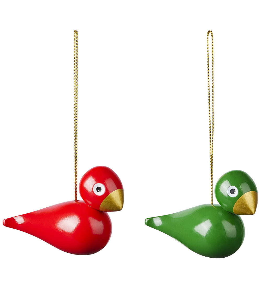 Kay Bojesen Holzfiguren - 2 st. - Weihnachtsvogel - Rot/Grün - Kay Bojesen - One Size - Dekofigur Kay Bojesen Holzfiguren - 2 st. - Weihnachtsvogel - Rot/Grün - Kay Bojesen - One Size - Dekofigur von Kay Bojesen