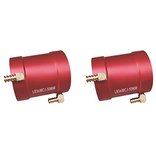 Kayfg 2Stck 36mm RC Marine Motor Wasser Kühlung Jacket Kühlung Kühlkörper für 3660 3674 3650 von Kayfg