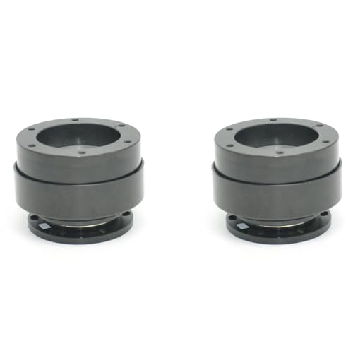 Kayfg 2Stück 70 mm 6-Loch-Rennsimulatorspiel-Lenkrad-Schnellspanner-Nabenadapter für Simagic M10 A/Mini Euro Truck von Kayfg