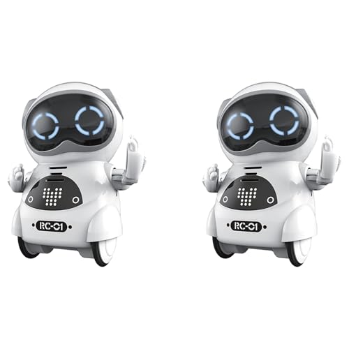 Kayfg 2X Mini RC Roboter für Kinder mit Interaktiver Dialog Konversation, Spracherkennung, Plaudern Aufzeichnung, Singen und Tanzen Kayfg 2X Mini RC Roboter für Kinder mit Interaktiver Dialog Konversation, Spracherkennung, Plaudern Aufzeichnung, Singen und Tanzen von Kayfg