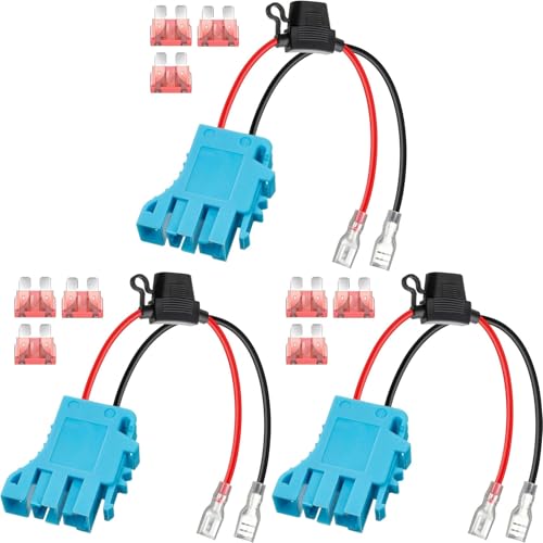 Kayfg 3X 12 AWG Kabelbaumstecker, Kompatibel mit Peg-Perego 12 V SLA Batterie Aufsitzauto Spielzeug von Kayfg