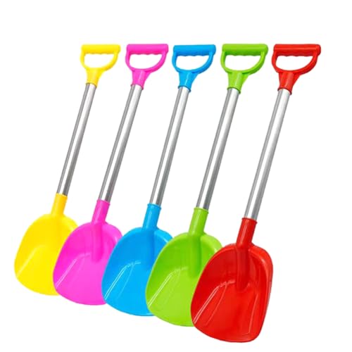 Kayfg 5PCS Kinder Schneeschaufel Spielzeug für Winter Quadratische Kleine Schaufeln mit Kunststoffschaufel für Strand Auffahrt Auto Garten von Kayfg