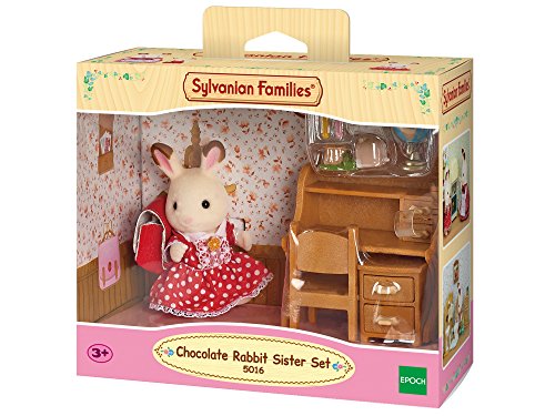 Sylvanian Families - 5016 - Schokoladenhasen Schwester mit Schreibtisch von Sylvanian Families