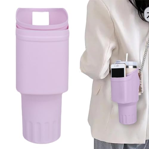 Kazuko Wasserflaschenhalter mit Riemen, Wasserflaschen-Tragetasche | Silikon-Umhängetasche für weiche Wasserflaschen,Tragbare Wasserflaschentasche für Outdoor, Indoor, Camping, Reisen von Kazuko