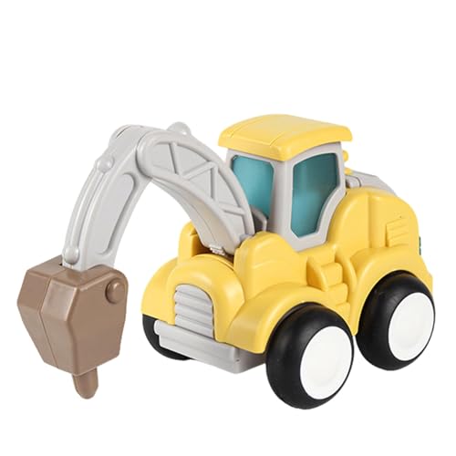 Press and Go Autospielzeug,Spielzeug für technische Fahrzeuge - Inertia Press And Go Spielzeugfahrzeuge | Realistisches technisches Kinderfahrzeug, tragbare Spielzeug-Straßenwalze zur Verbesserung der von Kazuko