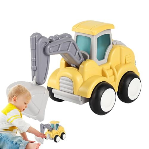 Technisches Fahrzeugspielzeug,Trägheitsspielzeugfahrzeug - Inertia Press And Go Spielzeugfahrzeuge | Realistisches technisches Kinderfahrzeug, tragbare Spielzeug-Straßenwalze zur Verbesserung der Fein von Kazuko