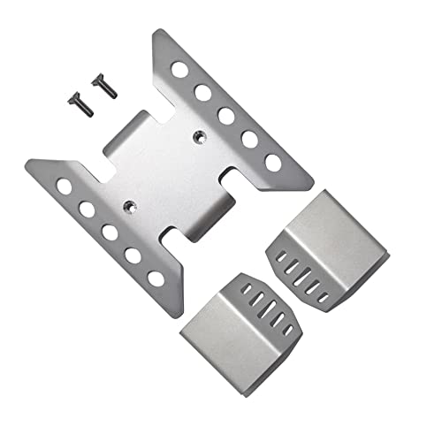 Kcvzitrds 3 StüCke Metall Edelstahl Chassis Armor Axle Protector Unterfahrschutz Set für Axial SCX6 1/6 RC Crawler Auto Upgrade Teile Kcvzitrds 3 StüCke Metall Edelstahl Chassis Armor Axle Protector Unterfahrschutz Set für Axial SCX6 1/6 RC Crawler Auto Upgrade Teile von Kcvzitrds