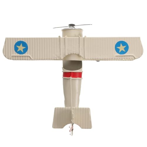 Kcvzitrds Flugzeugmodell-Ornament, Metallfigur, Flugzeug, Flugzeugspielzeug, Holzflugzeugmodellbausätze für Erwachsene, Flugzeugaufsatz für Den AuÃŸenbereich von Kcvzitrds