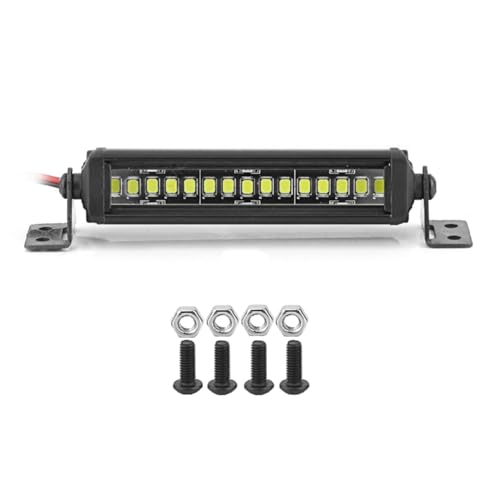 Kcvzitrds RC Auto Dachlampe 24 36 Lichtleiste LED für 1/10 RC Chenille Axial SCX10 90046/47 SCX24 Wrangler D90 TRX4 Karosserie Zubehör Teile D von Kcvzitrds