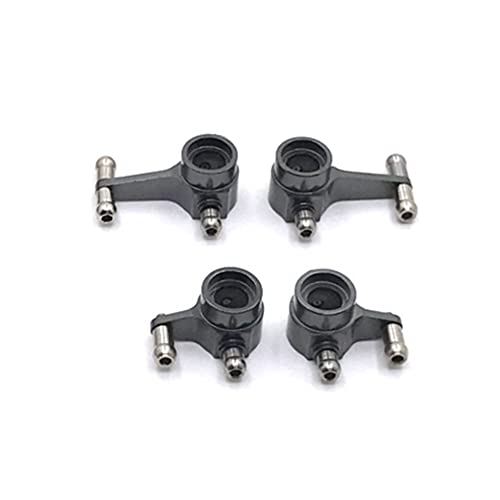 Kdouehg 4 StüCke Metall Lenkschale Vorne und Hinten für 284131 K969 K979 K989 K999 P929 P939 1/28 RC Auto Upgrade Teile,4 von Kdouehg