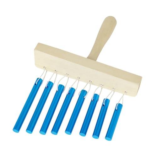 Kdouehg Einreihiges Musik-Percussion- Aus Aluminium mit Schlägel für Kinder, Musikinstrument, Langlebig, Einfach zu Bedienen (Blau) von Kdouehg