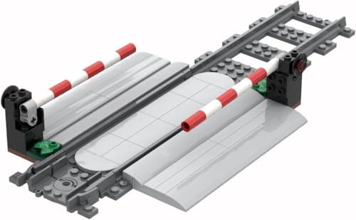 City Schienen Eisenbahnkreuzung Bausteine Set, Zug Schienen Accessoires Geländer Kreuzung Hubhebel Konstruktionsspielzeug Kompatibel mit Großen Marken City Schienen Eisenbahnkreuzung Bausteine Set, Zug Schienen Accessoires Geländer Kreuzung Hubhebel Konstruktionsspielzeug Kompatibel mit Großen Marken von KeKeDuo