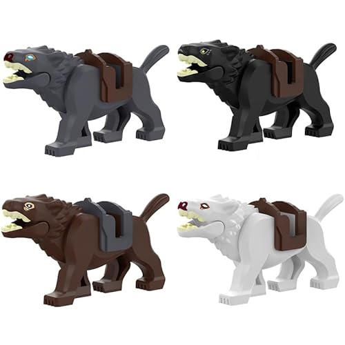 KeKeDuo Minifiguren Wolf Reittiere Modell Bausteine Bausatz, MOC Custom Tier Reittiere Bauset Kompatibel mit Minifiguren KeKeDuo Minifiguren Wolf Reittiere Modell Bausteine Bausatz, MOC Custom Tier Reittiere Bauset Kompatibel mit Minifiguren von KeKeDuo