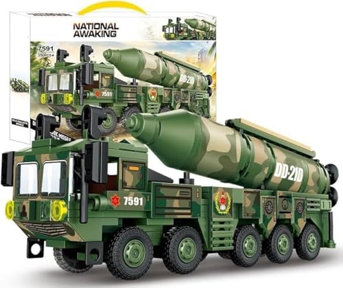 KeKeDuo Panzer Bausteine Bauset, 350 Teile Militär DF-21D Ballistic Missile Modellbausatz, Klemmbausteine Tank Konstruktionsspielzeug Kompatibel mit Andere Marken KeKeDuo Panzer Bausteine Bauset, 350 Teile Militär DF-21D Ballistic Missile Modellbausatz, Klemmbausteine Tank Konstruktionsspielzeug Kompatibel mit Andere Marken von KeKeDuo