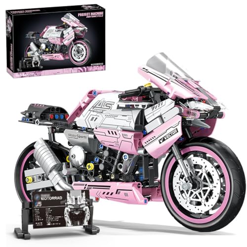 KeKeDuo Technik Motorrad Bausteine Supermotorrad, 610 Klemmbausteine Technik Rennen Superbike Modellbausatz Kompatibel mit Andere Marken KeKeDuo Technik Motorrad Bausteine Supermotorrad, 610 Klemmbausteine Technik Rennen Superbike Modellbausatz Kompatibel mit Andere Marken von KeKeDuo
