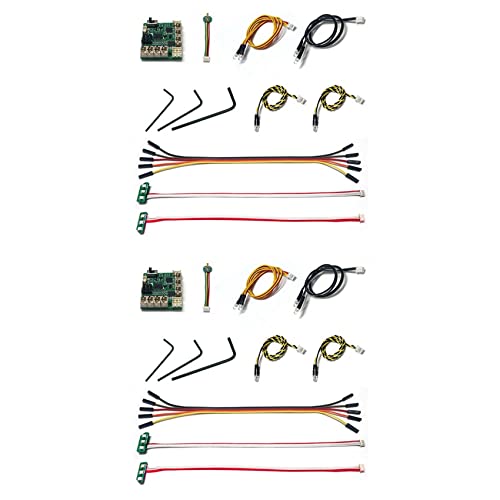 Keavenoy 2 x für Jimny 1/16 RC Autoteile Retrofit und Upgrade-Lichter unabhängiger ESC-Empfänger von Keavenoy