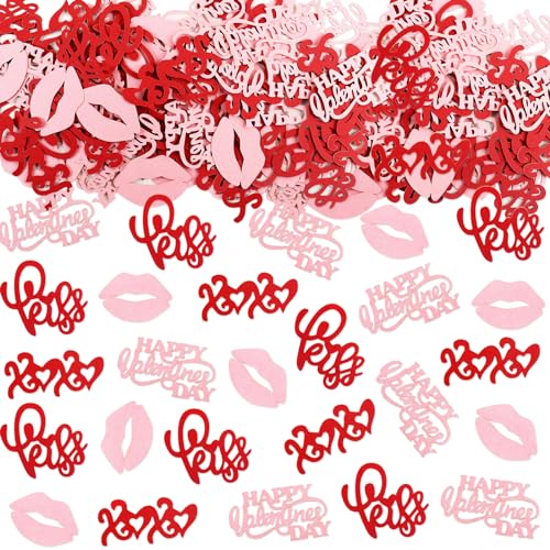 Keaziu 100 Stück Valentinstag Konfetti Happy Valentine's Day Pink Lip Red XoXo Love Tischkonfetti Hochzeit Verlobung Brautdusche Jahrestag Party Streusel Konfetti Dekorationen Lippe Rosa Keaziu 100 Stück Valentinstag Konfetti Happy Valentine's Day Pink Lip Red XoXo Love Tischkonfetti Hochzeit Verlobung Brautdusche Jahrestag Party Streusel Konfetti Dekorationen Lippe Rosa von Keaziu