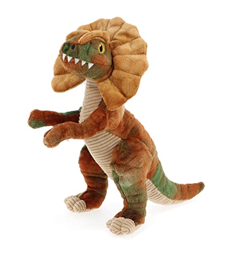 Keel Toys KEELECO – Plüschtier 100% recycelt – Ökologisches Spielzeug für Kinder – Plüschtier Dinosaurier Diloplosaurus 26 cm – SE2269 von Keel Toys