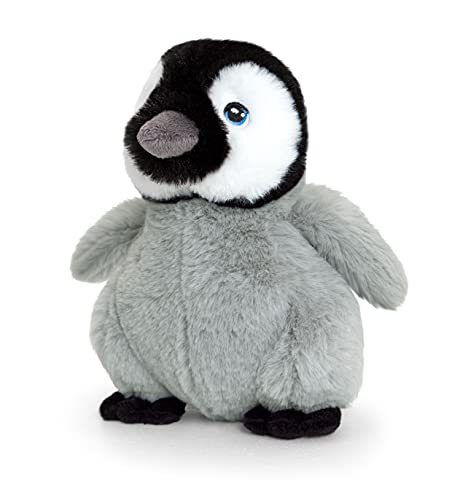 Keel Toys - Keeleco Baby Plush Penguin 18 cm-SE6569, SE6569, Grey, White, Black von Keel Toys