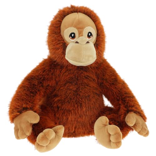 Keel Toys Keeleco Orang-Utan 27 cm - Plüschtier 100% recycelt - Umweltfreundliches Spielzeug für Kinder - Stofftiere für Kinder von Keel Toys