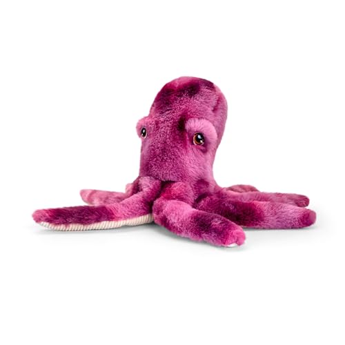 Keel Toys Keeleco – Plüschtier 100% recycelt – umweltfreundliches Spielzeug für Kinder – Plüschtier Tintenfisch 33 cm – SE1016, Violett Keel Toys Keeleco – Plüschtier 100% recycelt – umweltfreundliches Spielzeug für Kinder – Plüschtier Tintenfisch 33 cm – SE1016, Violett von Keel Toys