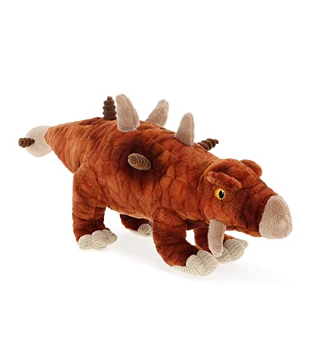 Keel Toys Keeleco SE2272 Plüschtier, 100% recycelt, ökologisches Spielzeug für Kinder, Plüschtier, Dinosaurier, Ankylosaurus, 38 cm von Keel Toys