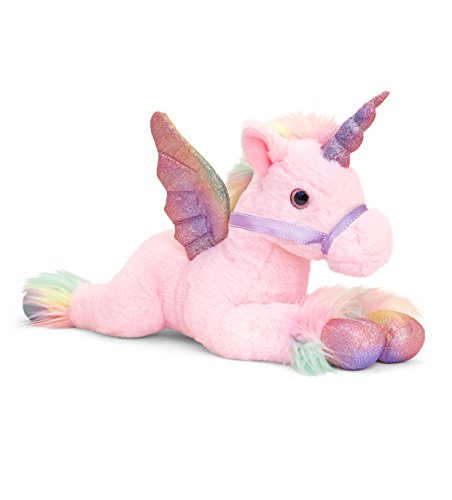Keel Toys sf2121ama Pegasus Weich Spielzeug, rosa, 50 cm Keel Toys sf2121ama Pegasus Weich Spielzeug, rosa, 50 cm von Keel Toys