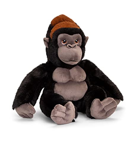Keeleco SE6117 Plüschtier Gorilla, ca. 35 cm, aus recycelten Materialien, Augen aufgestickt aus Baumwolle Keeleco SE6117 Plüschtier Gorilla, ca. 35 cm, aus recycelten Materialien, Augen aufgestickt aus Baumwolle von Keel Toys