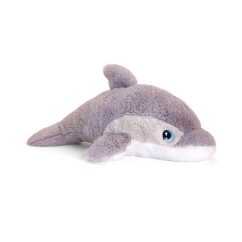 Keeleco SE6177 Plüschtier Delfin, ca. 25 cm, aus recycelten Materialien, Augen aufgestickt aus Baumwolle Keeleco SE6177 Plüschtier Delfin, ca. 25 cm, aus recycelten Materialien, Augen aufgestickt aus Baumwolle von Keel Toys