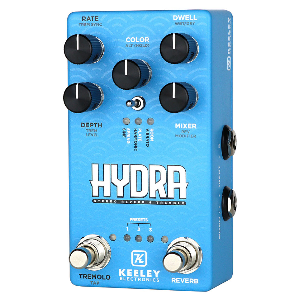 Keeley Hydra Stereo Reverb/Tremolo Effektgerät E-Gitarre von Keeley