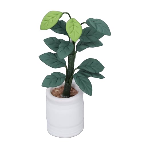 1: 12 Dollhouse -Pflanze, Mini Green Plant Blumenmodell für Doll House Dekoration 1: 12 Dollhouse -Pflanze, Mini Green Plant Blumenmodell für Doll House Dekoration von Keenso