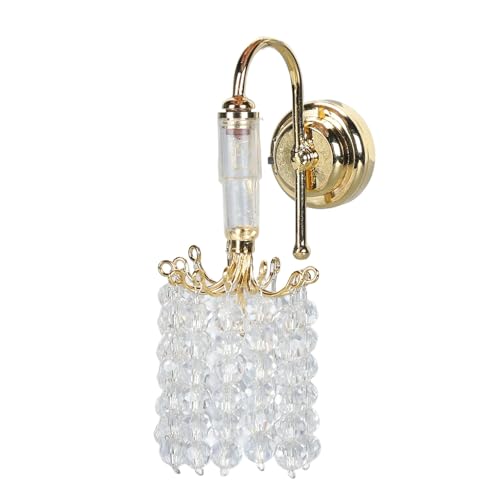 1: 12 Wandlampe, Miniaturmöglichkeiten Dollhouse LED -Wandleuchter für DIY 1: 12 Wandlampe, Miniaturmöglichkeiten Dollhouse LED -Wandleuchter für DIY von Keenso