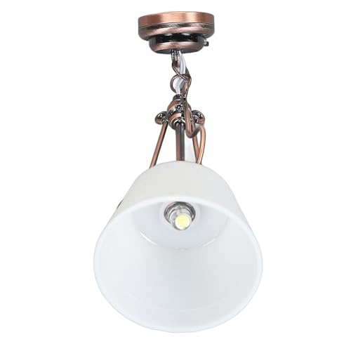1:12 Dollhouse Light, Miniatur -LED -Deckenbeleuchtung für Puppenhausdekoration von Keenso