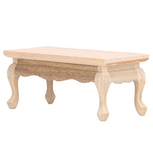 1:12 Miniatur Puppenhaus Tee Tisch, Puppenhaus Couch Tisch für DIY 1:12 Miniatur Puppenhaus Tee Tisch, Puppenhaus Couch Tisch für DIY von Keenso