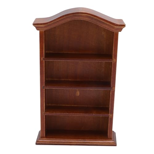 1:12 Puppenhaus -Bücherregal, 4 Stockwerke Bücherregal Display -Regal für Doll House Decor 1:12 Puppenhaus -Bücherregal, 4 Stockwerke Bücherregal Display -Regal für Doll House Decor von Keenso