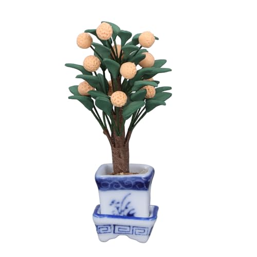 1:12 Puppenhaus Miniatur -Topfbaum, Mini -Pflanze für Garten Wohnkultur von Keenso