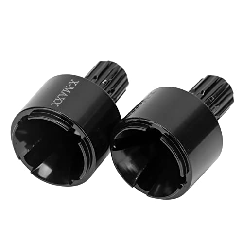 2pcs RC Front Rear Drive Cups Schwarz Einfach Austauschbare RC Steel Drive Cup für TRAXXAS X MAXX 1/5 Kletterauto 2pcs RC Front Rear Drive Cups Schwarz Einfach Austauschbare RC Steel Drive Cup für TRAXXAS X MAXX 1/5 Kletterauto von Keenso