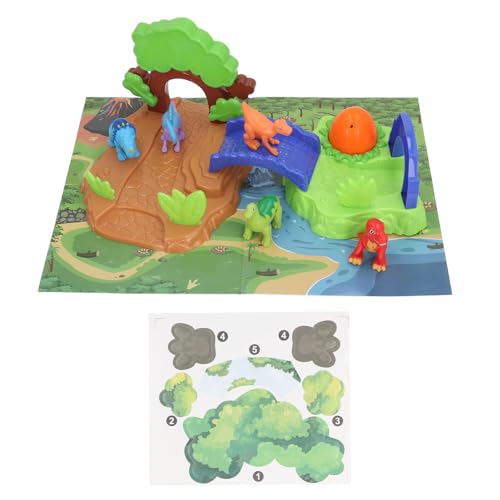 Dinosaurier-Spielzeug-Set, Dinosaurier-Spielzeug-Set, Langlebig, Pädagogisch, Interaktives Dinosaurier-3D-Szenen-Spielset für Kinder für Zuhause von Keenso