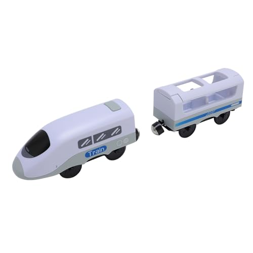 Eisenbahn-Set-Spielzeug, Elektrische Spielzeugeisenbahn, blau-weiß, Niedliches ABS, Interaktives Kindereisenbahn-Spielzeug für den Kindergarten zu Hause Eisenbahn-Set-Spielzeug, Elektrische Spielzeugeisenbahn, blau-weiß, Niedliches ABS, Interaktives Kindereisenbahn-Spielzeug für den Kindergarten zu Hause von Keenso